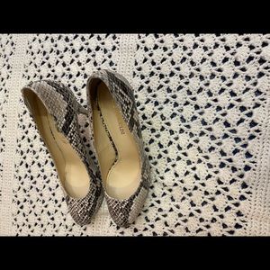 Snake Skin Enzo Angiolini Stilettos Size 7.5